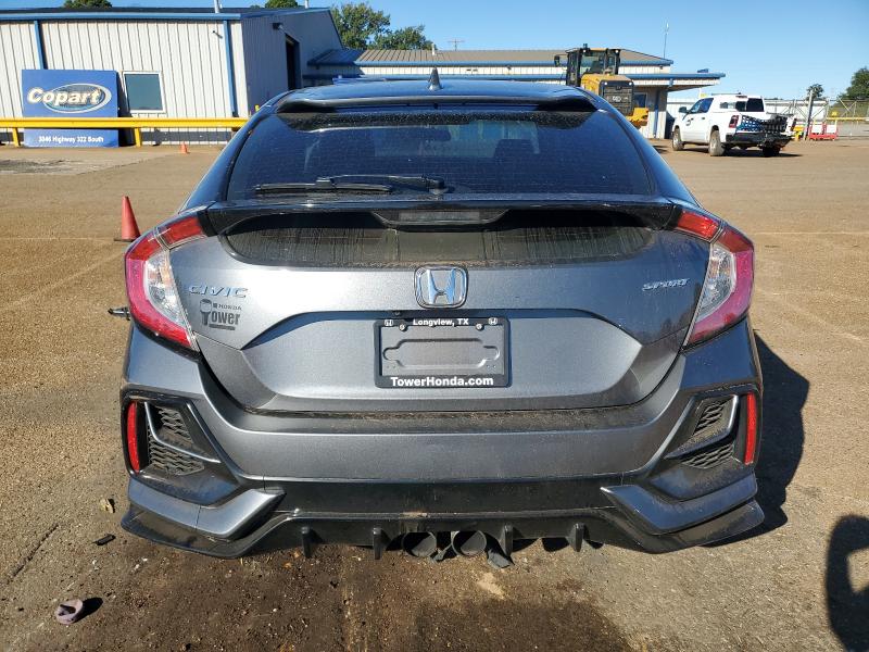 SHHFK7H4XMU208347 - 2021 HONDA CIVIC SPORT ნაცრისფერი ფოტო 6