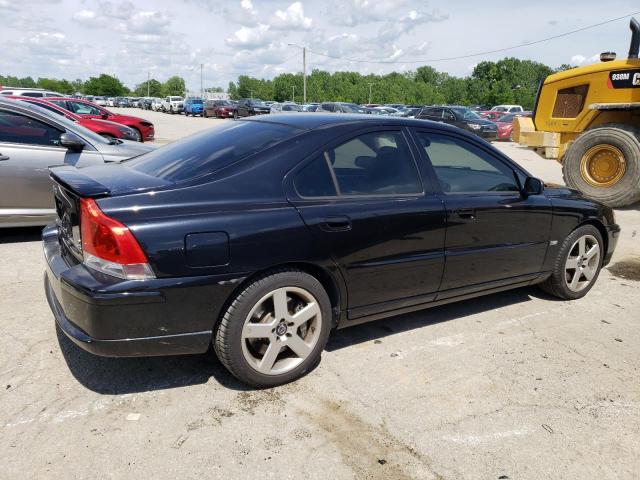 YV1RH527052437624 - 2005 VOLVO S60 R შავი ფოტო 3