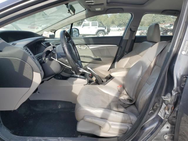 2HGFB2F99DH523011 - 2013 HONDA CIVIC EXL Gris photo 7