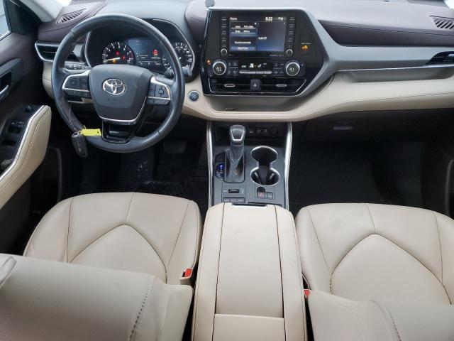 5TDGZRBH4MS109530 - 2021 TOYOTA HIGHLANDER XLE WHITE photo 8