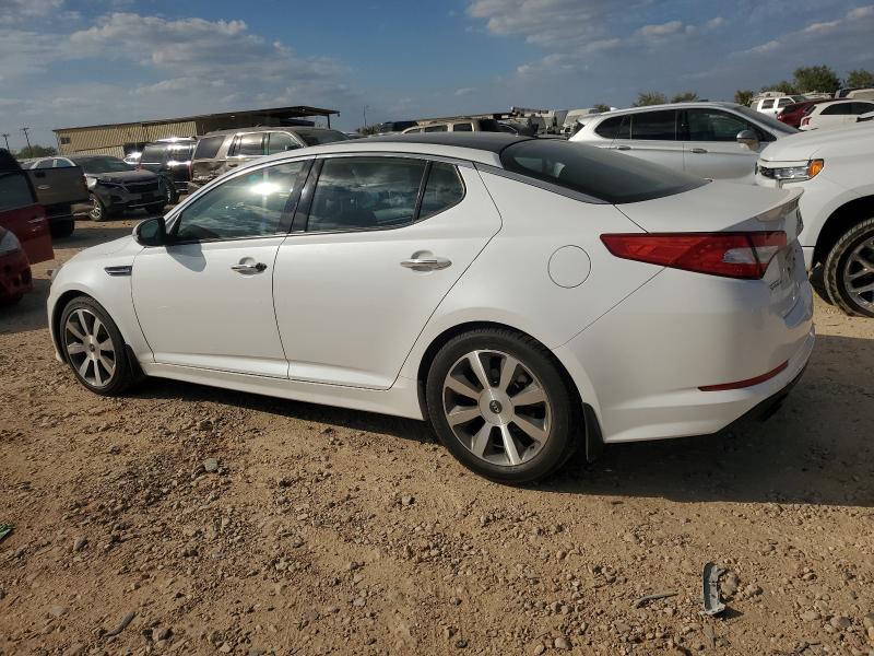 KNAGR4A61B5179683 - 2011 KIA OPTIMA SX WHITE photo 2