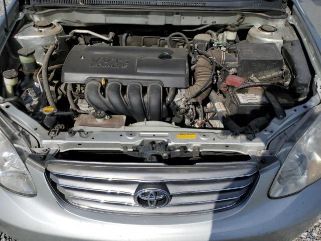 JTDBR32E642042563 - 2004 TOYOTA COROLLA CE 银色 照片 11