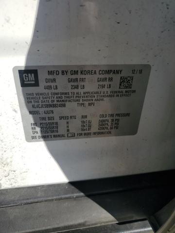 KL4CJESB9KB824098 - 2019 BUICK ENCORE PREFERRED 白色 照片 13