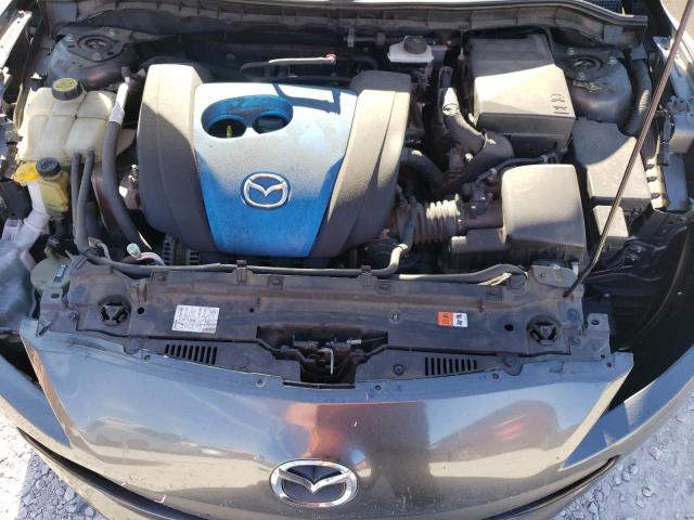 JM1BL1L75C1554776 - 2012 MAZDA 3 I GRAY photo 11