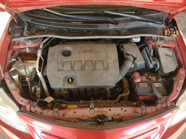 5YFBU4EE6CP059959 - 2012 TOYOTA COROLLA BASE Червоний фото 11