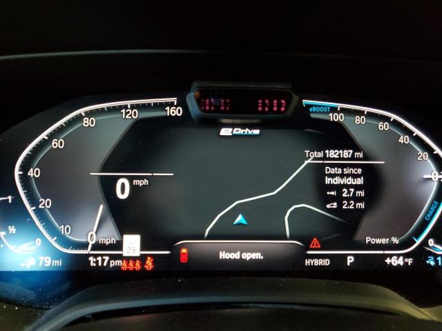 5UXTA6C01M9H25800 - 2021 BMW X5 XDRIVE45E WHITE photo 9