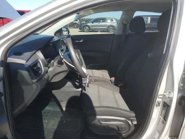 3KPA24AD6LE335461 - 2020 KIA RIO LX SILVER photo 7