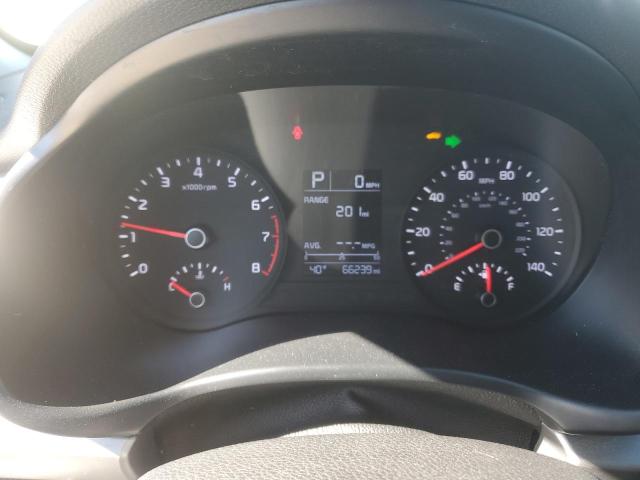 3KPA24AD6LE335461 - 2020 KIA RIO LX SILVER photo 9