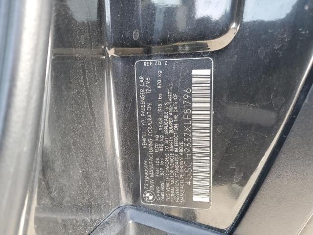 4USCH9332XLF81796 - 1999 BMW Z3 2.3 BLACK photo 13