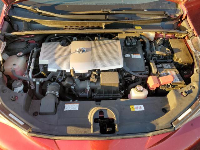 JTDKBRFU1G3528768 - 2016 TOYOTA PRIUS 勃艮第红 照片 11