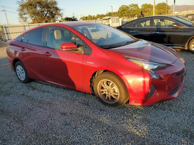 JTDKBRFU1G3528768 - 2016 TOYOTA PRIUS 勃艮第红 照片 4
