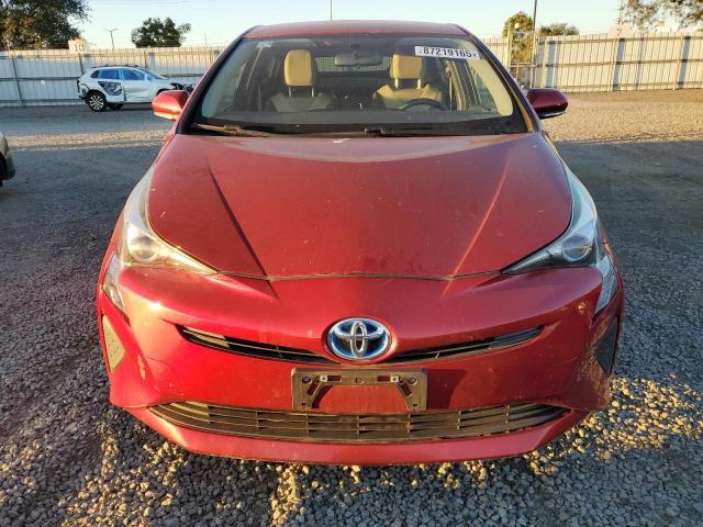 JTDKBRFU1G3528768 - 2016 TOYOTA PRIUS 勃艮第红 照片 5