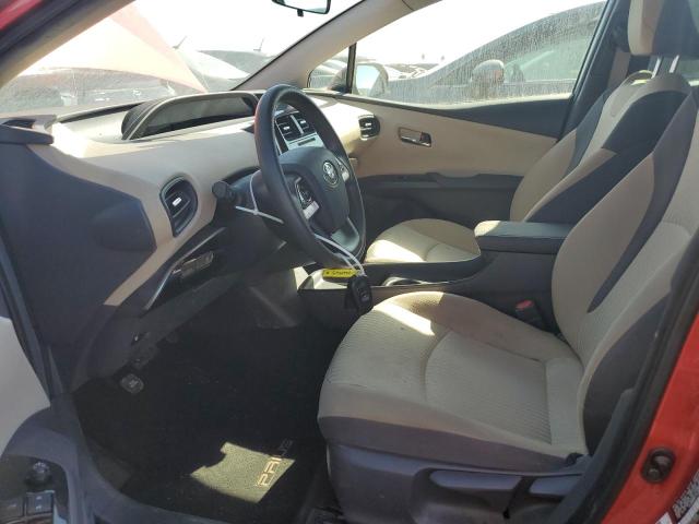 JTDKBRFU1G3528768 - 2016 TOYOTA PRIUS 勃艮第红 照片 7
