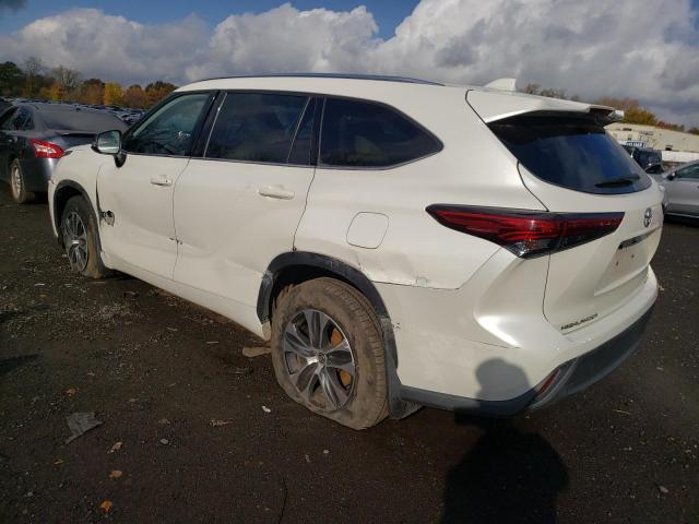 5TDGZRBH9LS504527 - 2020 TOYOTA HIGHLANDER XLE أبيض صورة 2