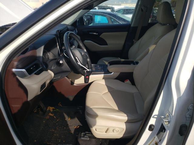 5TDGZRBH9LS504527 - 2020 TOYOTA HIGHLANDER XLE أبيض صورة 7