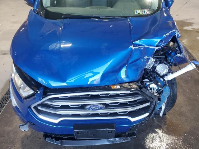 MAJ6S3GL2KC294322 - 2019 FORD ECOSPORT SE Bleu photo 12