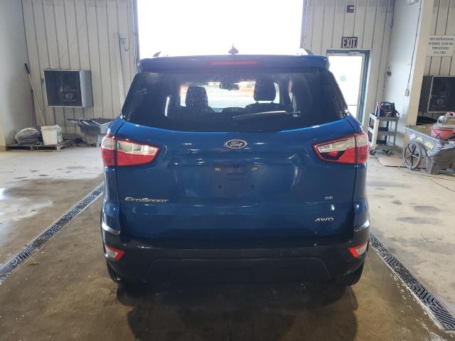 MAJ6S3GL2KC294322 - 2019 FORD ECOSPORT SE Bleu photo 6