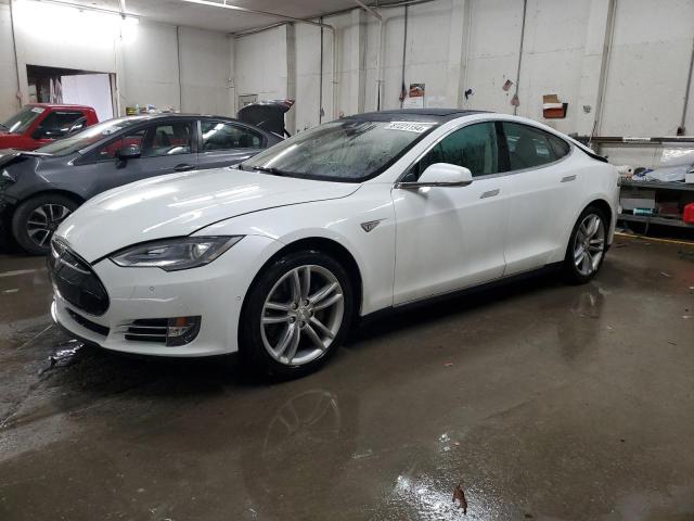 5YJSA1H13EFP56519 - 2014 TESLA MODEL S 白色 照片 1