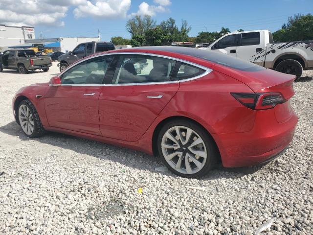 5YJ3E1EA2JF020291 - 2018 TESLA MODEL 3 红色 照片 2