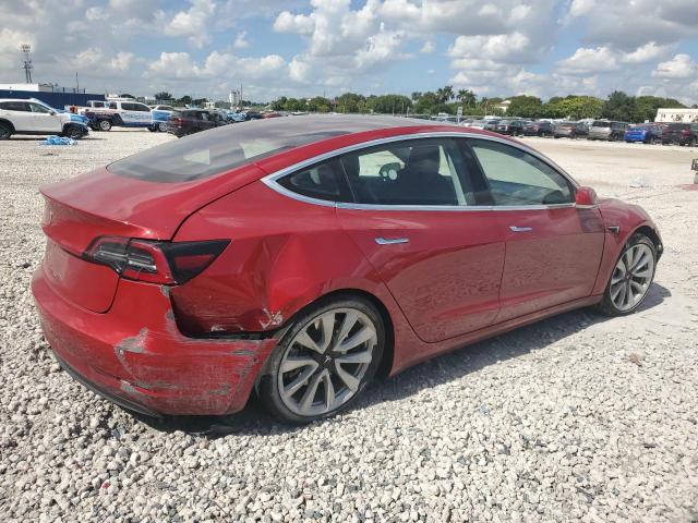 5YJ3E1EA2JF020291 - 2018 TESLA MODEL 3 红色 照片 3