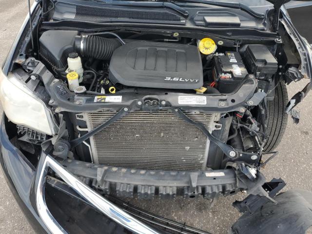 2C4RC1CG7FR526590 - 2015 CHRYSLER TOWN & COU TOURING L BLACK photo 12