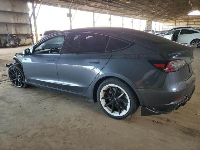 5YJ3E1EB6NF131683 - 2022 TESLA MODEL 3 Сірий фото 2