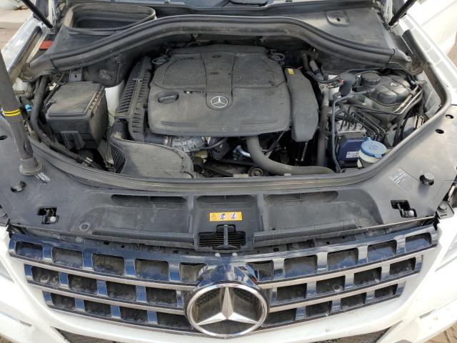 4JGDA5HB9EA314941 - 2014 MERCEDES-BENZ ML 350 4MATIC WHITE photo 12
