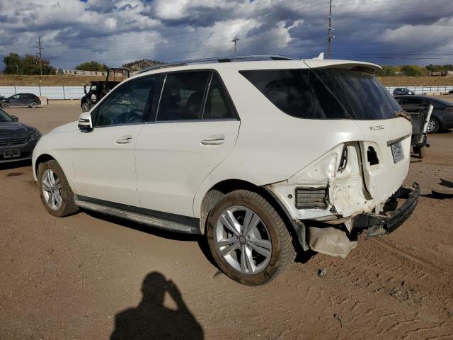 4JGDA5HB9EA314941 - 2014 MERCEDES-BENZ ML 350 4MATIC WHITE photo 2