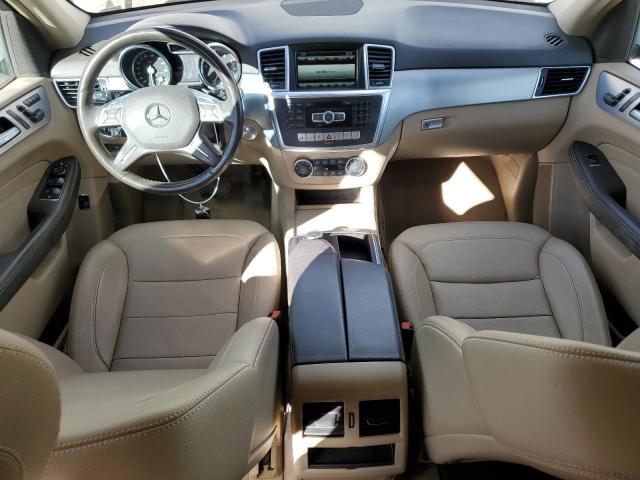 4JGDA5HB9EA314941 - 2014 MERCEDES-BENZ ML 350 4MATIC WHITE photo 8