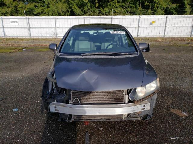 1HGFA16949L016377 - 2009 HONDA CIVIC EXL ნაცრისფერი ფოტო 5