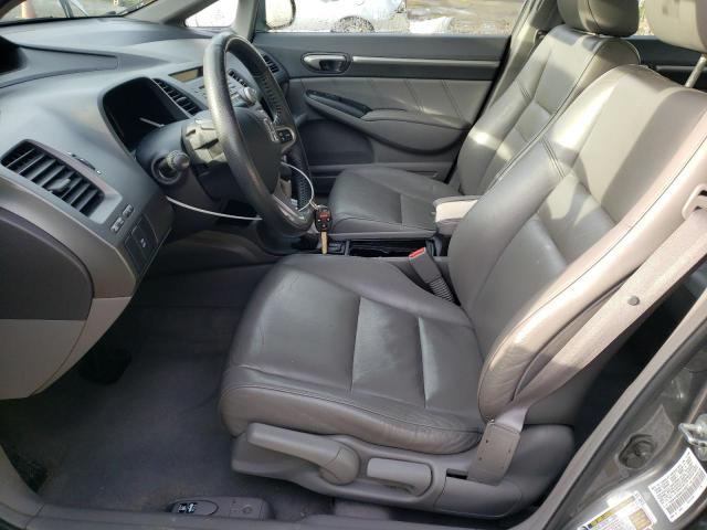 1HGFA16949L016377 - 2009 HONDA CIVIC EXL ნაცრისფერი ფოტო 7