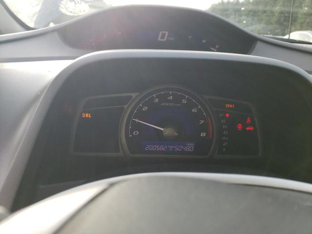 1HGFA16949L016377 - 2009 HONDA CIVIC EXL ნაცრისფერი ფოტო 9