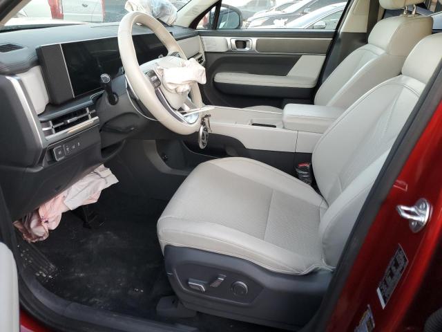 5NMP24GLXSH083584 - 2025 HYUNDAI SANTA FE SEL RED photo 7