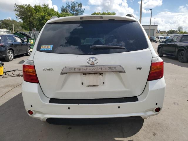 JTEDS41AX82067243 - 2008 TOYOTA HIGHLANDER WHITE photo 6
