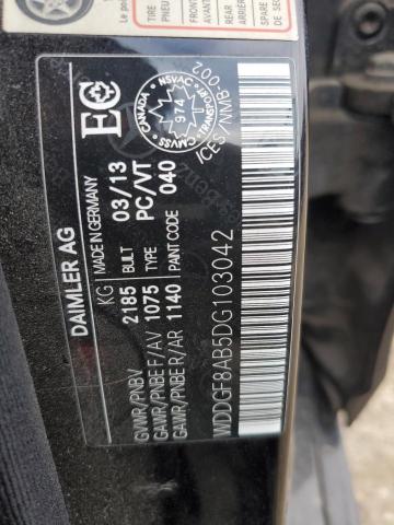 WDDGF8AB5DG103042 - 2013 MERCEDES-BENZ C 300 4MATIC BLACK photo 12