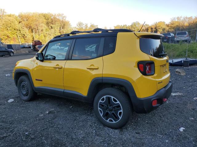 ZACCJBCT9GPD45852 - 2016 JEEP RENEGADE TRAILHAWK YELLOW photo 2