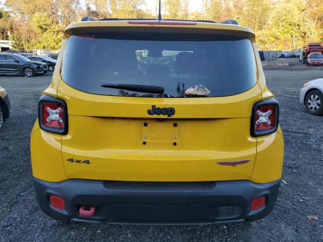 ZACCJBCT9GPD45852 - 2016 JEEP RENEGADE TRAILHAWK YELLOW photo 6