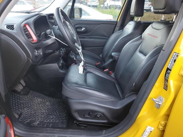 ZACCJBCT9GPD45852 - 2016 JEEP RENEGADE TRAILHAWK YELLOW photo 7