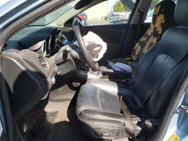 1G1PG5S96B7146182 - 2011 CHEVROLET CRUZE LT BLUE photo 7