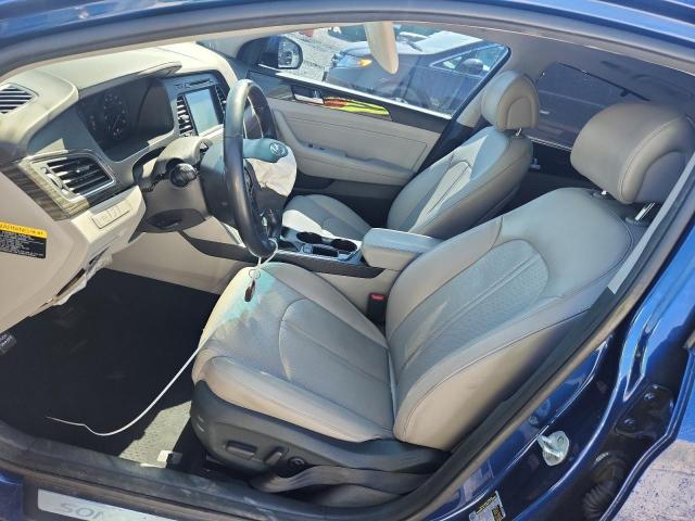 5NPE34AF4FH011263 - 2015 HYUNDAI SONATA SPORT BLUE photo 7