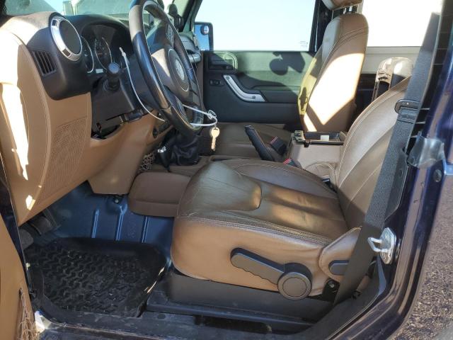 1C4AJWBG5DL581515 - 2013 JEEP WRANGLER SAHARA Azul foto 7