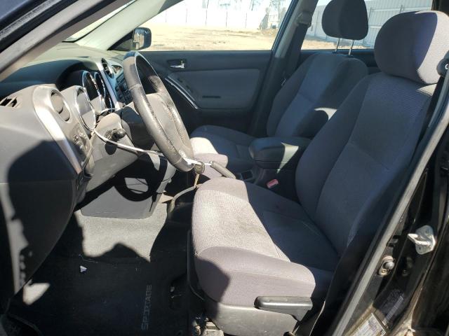 2T1KR32E25C415147 - 2005 TOYOTA COROLLA MA XR BLACK photo 7