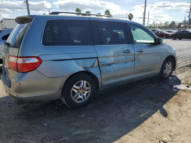 5FNRL386X6B126580 - 2006 HONDA ODYSSEY EXL BLUE photo 3
