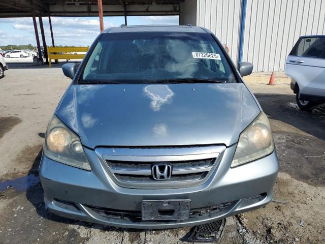 5FNRL386X6B126580 - 2006 HONDA ODYSSEY EXL BLUE photo 5