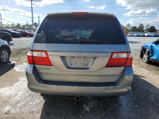 5FNRL386X6B126580 - 2006 HONDA ODYSSEY EXL BLUE photo 6