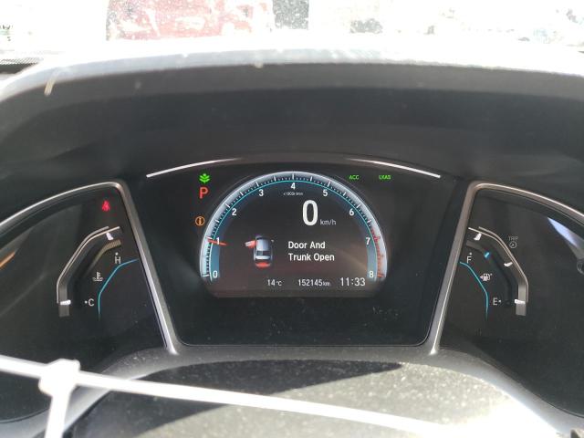 2HGFC2F85JH005980 - 2018 HONDA CIVIC EX თეთრი ფოტო 9