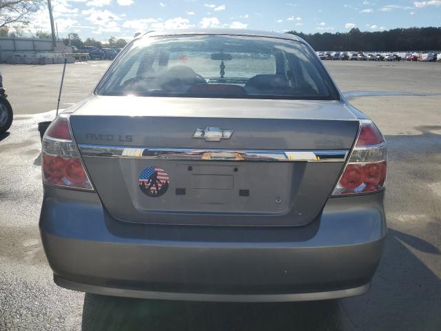 KL1TD56657B130100 - 2007 CHEVROLET AVEO BASE SILVER photo 6