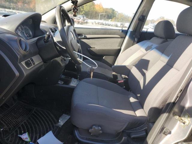 KL1TD56657B130100 - 2007 CHEVROLET AVEO BASE SILVER photo 7