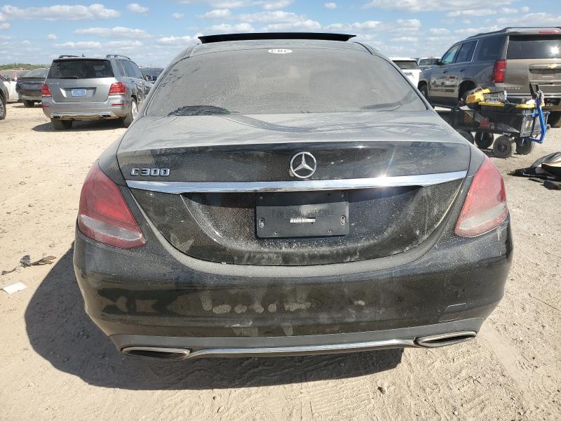 WDDWF4JB6JR403211 - 2018 MERCEDES-BENZ C 300 Чорний фото 6