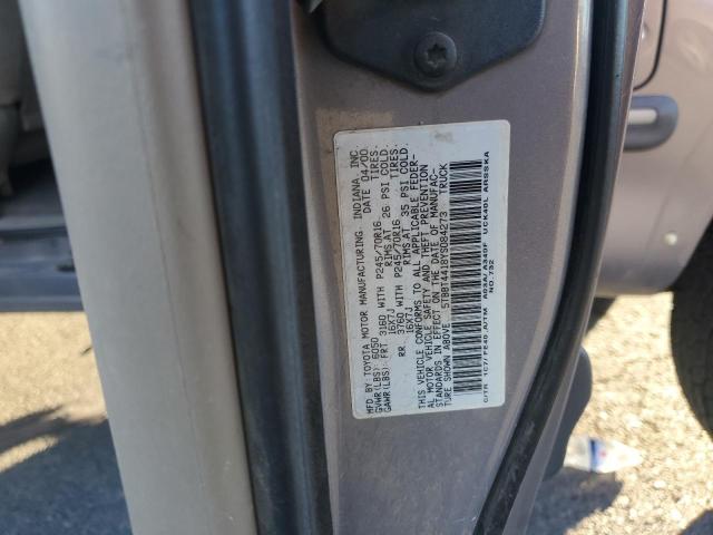 5TBBT4418YS084273 - 2000 TOYOTA TUNDRA ACCESS CAB ნაცრისფერი ფოტო 12